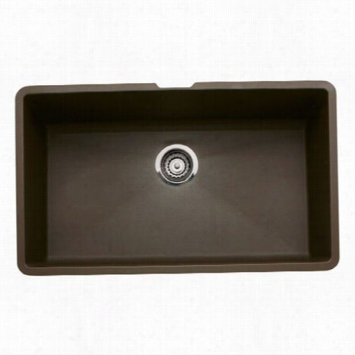 Blanco 440147 Preeciscafe Brown Super Singlee Bow Silganit Undermount  Sink