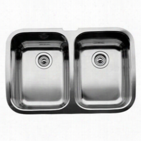 Blanco 440224 Blancosupreme Ii Double Bowl One Piece Undermount Kitchen Sink