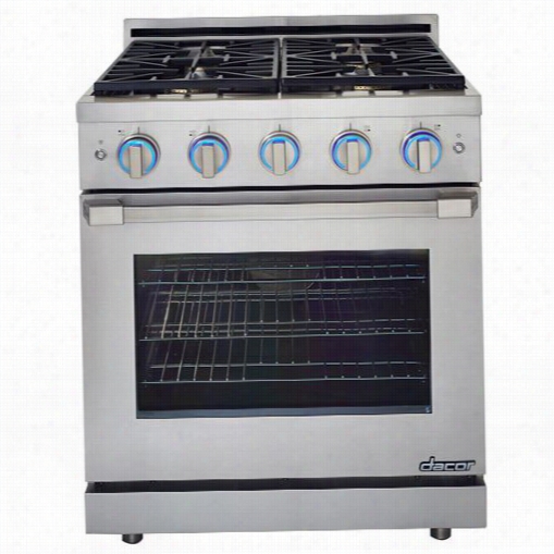 Dacor Rnrp30gs/lp Renaissacne 30"" Self-cleaning  Freestanding Gas Range With Pro Style Handle