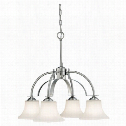 Fiess F2251/4bs Barrijgton 4 Light Kitcehn Chandelier In Brushed Steel