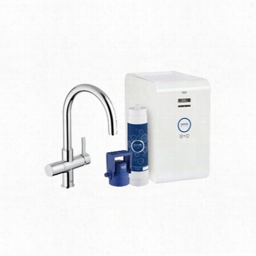 Grohe 31251 Blue Chilled And Sparkling Kitchen Faucet With Silkmove Cartridge