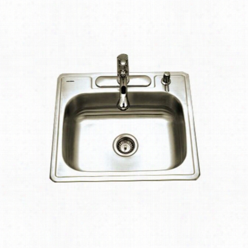 Houzer A522-65bs3-1 Tipmount Single Bowl Kitchen Sink-single Box Pack (3 Holes)