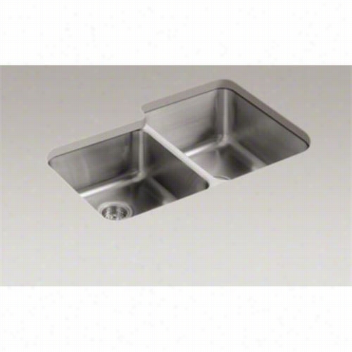 Kohler K-3177-l Undertone Undermount Large/medium Oduble Bowl Kitchen Sink