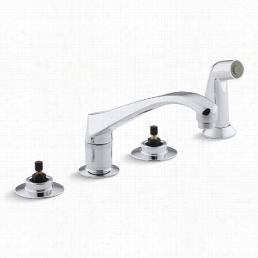 Kohler K-7765-k-cp Triton Kitchen Sink Fqucet