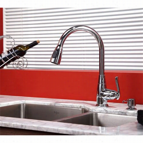 Kraus Khu123-32-kpf2230-ksd30ch 32&quott;" Undermount Double Bowl Spotless Steel Sink Wity Chrome Faucet