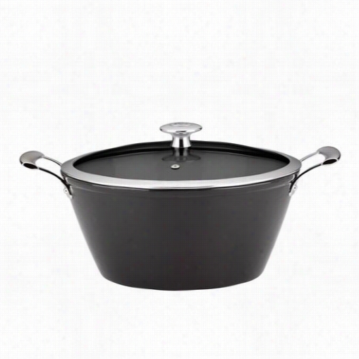 Marioo Batali 826815 4 Quarrt Light Black Round Casser Ole With Lid