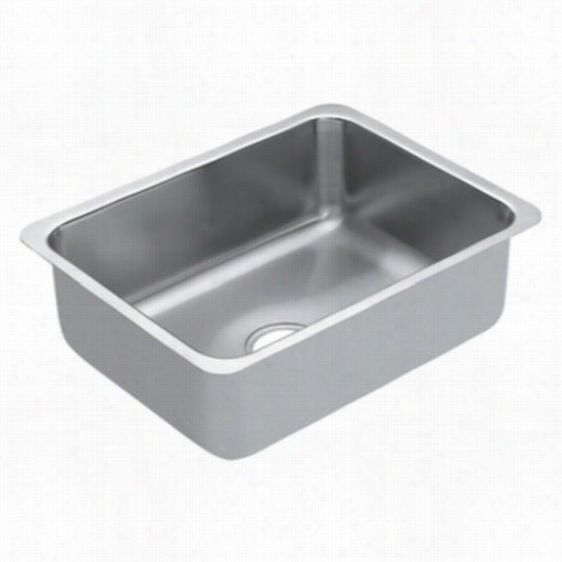 Mo En G188191 1800 Series 18""l X 23""w X 8"&uqot;d Undermount Single Basin Kitchen Sink