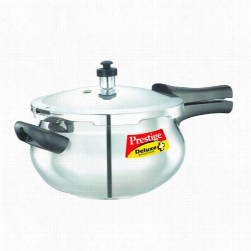 Prestige Prssh4.4 4.4 Liters Deluxe Stainless Steel Jnior Handi Pressuree Cooker