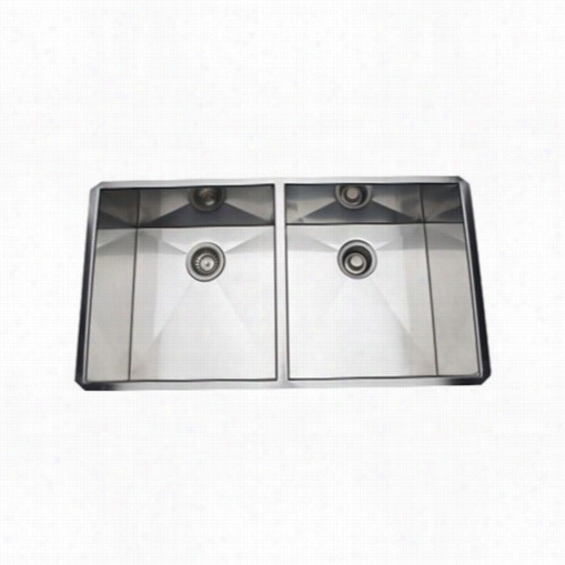 Rohl Rss3518sb  31q&uot;" X 18"" X 10"" Double Bowl Kitchen Sink In Stainless Copper