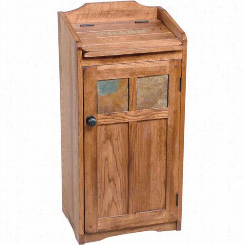 Sunny Designs 2110ro Sedona Trash Box In Rustic Oak