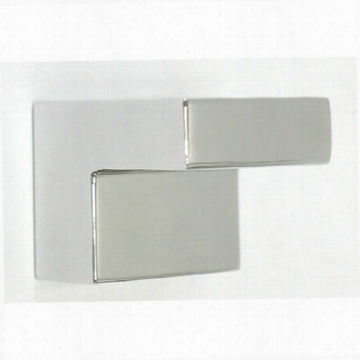 Top Knobs M1166 Square Knob 10/16"" Cc In Polished Chrome