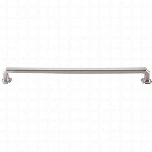 Top Knobs Tk291bsn Ch Areau 12"" Cc Emerald Pull In Brushed Satinn Nickel