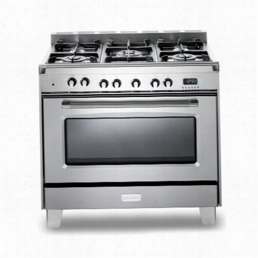 Verona Vclfsge365ss 36"" Dual Fuel Single Oven Range