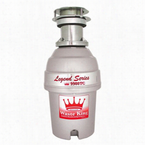 Waste King 9980tc 1 Hpp Quantity  Feed Legend 3 Bolt Prepare Garbage Disposer (open Box)