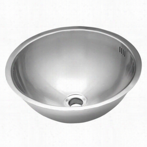 Wells Sinkware Jzu1717-7-1 Jazz 16-1/4"" X 16-1/4"" X 7"" Single-bowl Topmount Stainlesss Steel Sink Kit