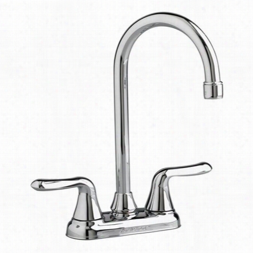 American Standard 2475.500f15.002 Colony Soft Metal Double Lever Handle Centerset Bar Faucet In Chrome