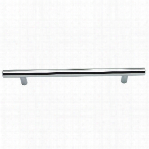 Atkas Homewaes A838-ps Successi 8-3/4"" Skinny Linea Rail Pull In Poolished Steel