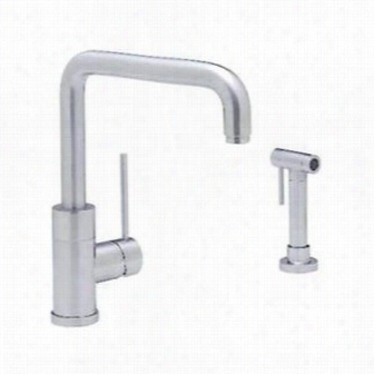 Blanco 4440601 Purus I Single Handle Kitchen Faucet Satin Nickel With Side Spray