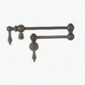 B Lanco 441180 Grace Double Handle Wall Mounted Pot Filler In Csfe Brown