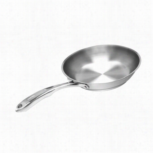 Chantal Slin63-20 Inducti On 21 Steel B Rushed Stainless Steel 8"" Fry Pan - Uncoated