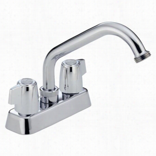 Delta 21311lf Two Handle Aundry Faucet With Hose Thread Spout