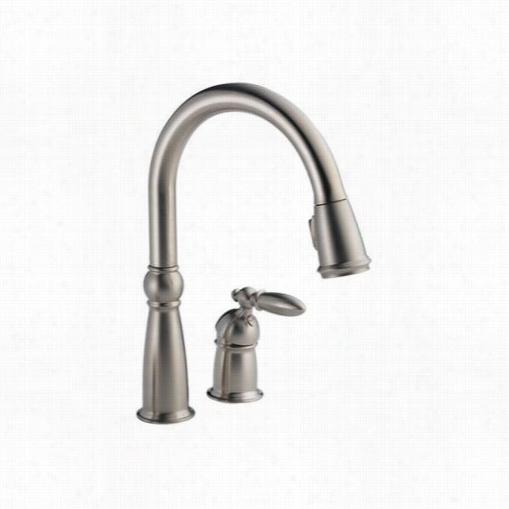 Delta 955-sss-dst Victoria N1 Handle Pullout Spray Kitcheen Faucet In Stainless