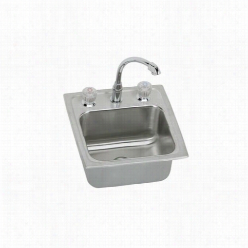 Elkay Blh15c Lustertone Hospitaliy Sink Package