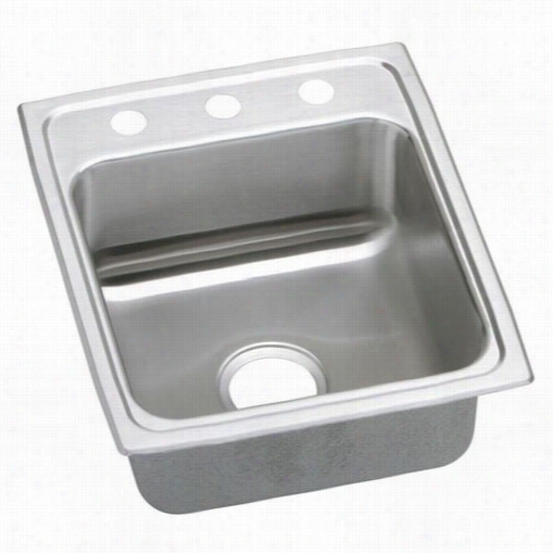 Elkay Lrad152245 Gourmet 18 Gauge Stainless Steel 15"" X 22&quof;" X 4-1/2"" Singgle Bowl Top Mount Sink