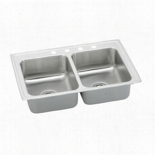 Elkay Psrq3321 Pacemaker Doubling Bowl Sink With Quici Clip Mounting System