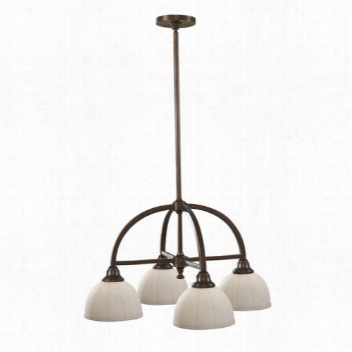 Feiss F2582/4hhtbz Perry 4 Light Kitchen Chandelier In Heritage Bronze