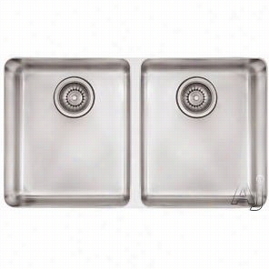 Franke Kbx120 30 Kubus Double Bowl Sink Under Mount 28-1/4"" X 15-3/4"" Boxed