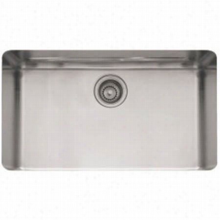 Franke Mhx-kbx11028 Kubus Single Bowl Undermount Sink In Stainless Steel