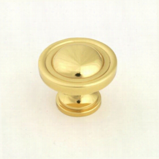 Giagni Kb-12b-r1 1-1/4"" Sombrero Knob In P Olished Assurance