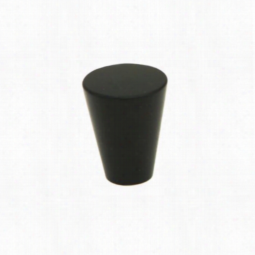 Giagni Kb-18al-03 5/8"" Cone Knob Ni Black