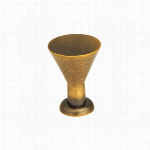 Giagni Kb-19b-r7 3/4&"" Cone Pos T Knob In Antique Brass