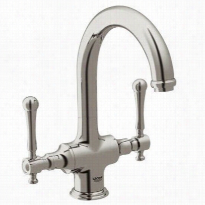 Grohe 31055bbridgeford High Pro File Dula Hndle Bar F Aucet