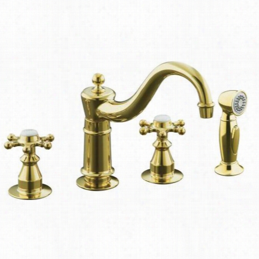 Kohler K-158-3 Antique   Kitchen Sink Faucet