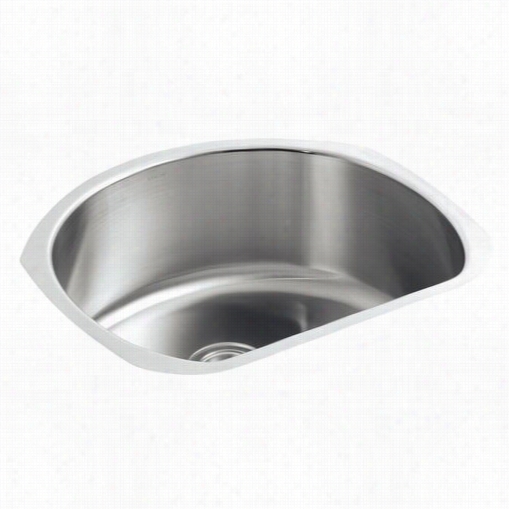 Kohler K-3186-na Undertone Medium D Bowl Stainless Setel Kitchen Sink