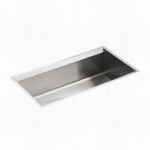 Kohler K-3673-n A8 Degrwe Lare Single Bas In Kitchen Sink In Stainless Steel