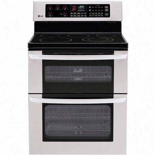 Lg Lde3015st 6.7 Cu. Tf. Better Electric Double Oven Range In Stainless Steel