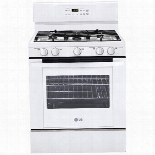 Lg Lrg3091sw 5.4 Cuu.ft. Freestanding Gas Range I Smooth White