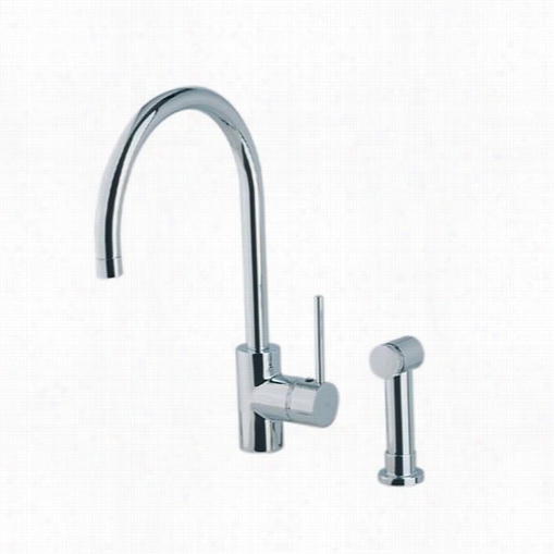 Rhol Ls457l Omdern Architectural Side Lever Faucet With Handspray