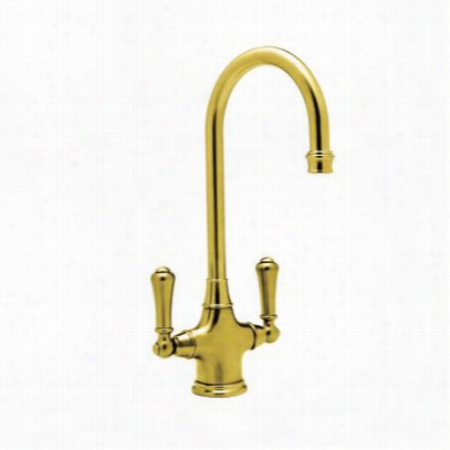 Rohl U.4711ib-2 Perrin And Rowe Single Hole Bar Faucet In Inca Bras