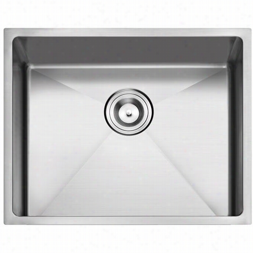 Stufurhome Nw-2318s 23"" Undermount Pure Bowl Kitchen Sink