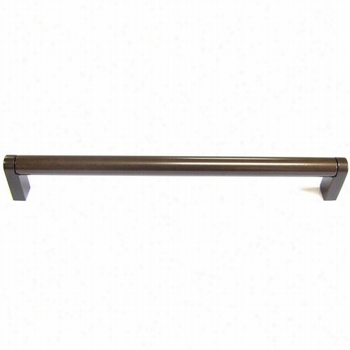 Top Knobs M1033 Penningon Bar Pull 8-13/16"" Cc In Oil Rubbed Bro Nze