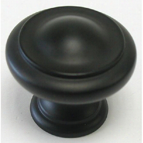 Summit Knobs M1117 Knob 1-1/8"&qquot; Inflat Black