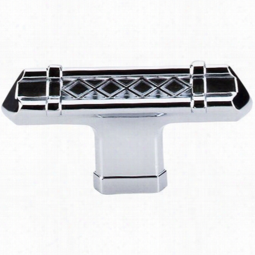 Top Knovs  Tk204cp Tower Bridge 2-5/8""l T-knob In Polished Chrome