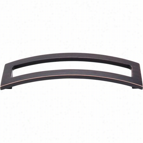 Top Knobs Tk247tb Euro 5"" Cc Open Archpull In Tuscan Bonze