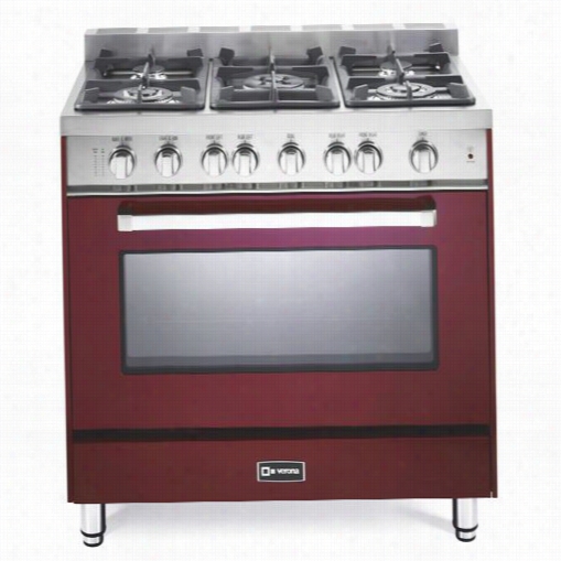 Verona Vefsgg365n-bu 36"&" Gas Single Oven Range With Island Trim