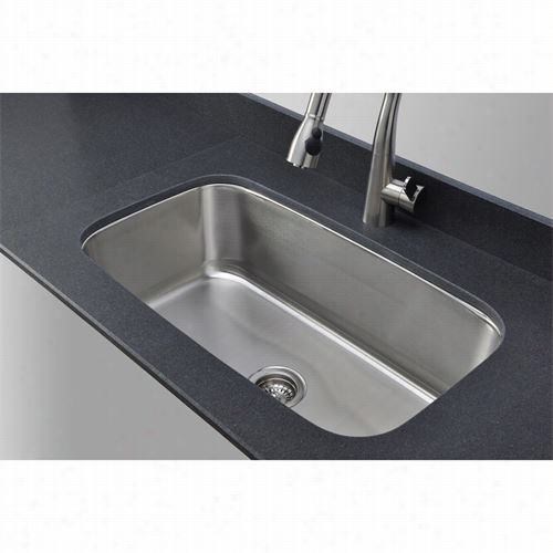 Wells Sinkwaare Cmu3118-10-1 Craftsmen 31-1/2& Quot;" X 18-1/2"" X 10"&uot; Single-bowl Topmount Stainless Steel Sink Kit